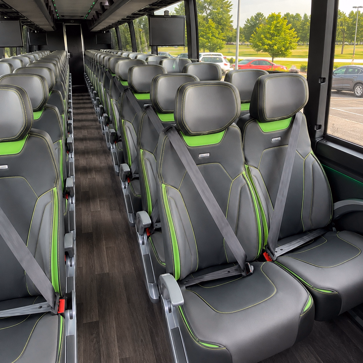 portsmouth charter bus interior